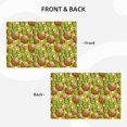 thumbnail image 3 of Rocae Tropical Summer Fruit Printed Heat Resistant Place Mats,Classic Hemstitch Cloth Fabric Placemats Imitation Linen Place Mat Table Mats 18x12 inch, 3 of 5