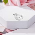thumbnail image 4 of ORUYROP Initial Letter Ring for Women Girls Silver Stackable Alphabet Rings with Initial Adjustable Crystal Inlaid Initial Rings Gifts for Teen Girls, 4 of 6