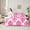 Pink White, variant on Erosebridal Victorian Damask Flower Bed in a Bag Twin Size,Gray Black Bed Set,Gothic Theme Bedding Twin Size,Ultra Soft Bedroom Decorative Reversible,7 Pieces