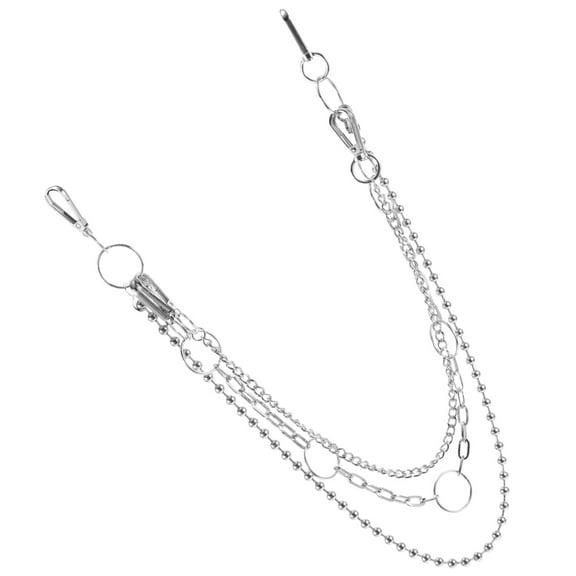 SEWCHICS Multilayer Jeans Chains Trousers Chain Metal 1 Pcs Hip-hop Wallet Holder