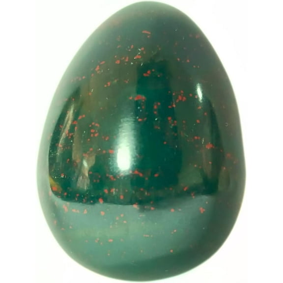 Jet Natural Bloodtone Crystal Egg Meditation Healing Chakra Health Balancing Agate 2 inch Gemstone Reiki Wicca
