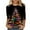 A13 Multicolor, variant on bnaln Christmas Sweatshirts for Women Xmas Tree Printed 3/4 Length Sleeve Shirts Round Neck Loose Fit Tunic Blouses Plus Size T-Shirt Casual Pullover Tops Xmas Jumpers Holiday Tops