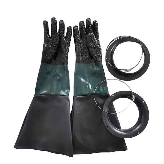 Kits de guantes para limpieza con chorro de arena, con guantes de trabajo para de partículas para limpieza con chorro SG DYNWAVEMX Guantes de limpieza con chorro de arena