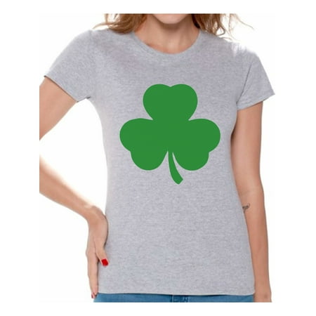 St Patricks Day Day Awkward Styles Irish Clover Shirt Womens St. Patricks Day Shirt Irish Pride St Patricks Day Tee Irish Gifts for Her St Paddy's Day Outfit Lucky Shamrock Shirts for Women Irish American Shamrock Shirt ()