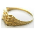 thumbnail image 3 of Gold Nugget Rings Wedding Engagement Gifts for Men Solid 10K Gold Ring ~3.5 gm, 3 of 5