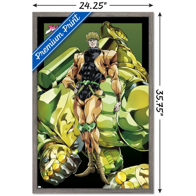 JoJo's Bizzare Adventure - Dio and The World Wall Poster, 22.375