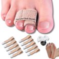 thumbnail image 1 of 10PCS Corrector Dedo Martillo y 2 Pares Separadors Juanetes, Envolturas para los Dedos, Protectores Dedos Pie, para Corregir Dedos de los Pies con Torcidos y Superpuestos, 1 of 5