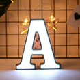 thumbnail image 1 of SDNall Creative LED Letter Lights Night Light Plastic English Letters Light Lamp Decor, 1 of 9