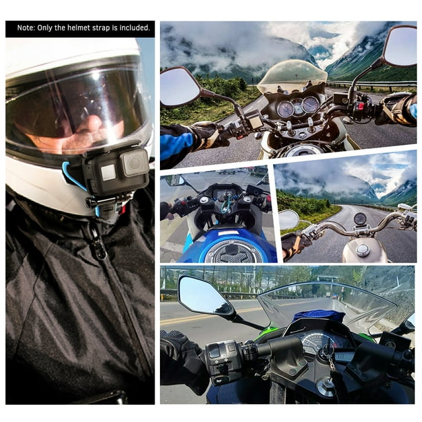 Pour Caméra OSMO d'action Casque de moto menton Support Bouton