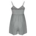 thumbnail image 6 of Tumotour Summer Tank Dress for Women Mini Dress Women'S Solid Color Casual Pocket Suspender Romper Shorts, 6 of 9