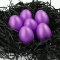 thumbnail image 1 of Heliisoer Simulation Easter Eggs Wooden Fake Eggs Eggs 6pcs, 1 of 5