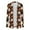 Khaki, variant on Womens Long Cardigan Plus Size Halloween Open Front Tops Long Sleeve Lightweight Outwear Coat Festival Clothes Dark Purple, 4XL