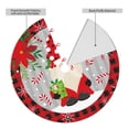thumbnail image 2 of Sikiie Gnome And Buffalo Plaid 30-48 inches {designName} Print Christmas Tree Skirt Snowman Xmas Tree Skirt with Edge Christmas Decorations for Holiday Party-36", 2 of 7