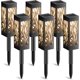 thumbnail image 1 of Lampe Solaire Exterieur Jardin, 6 Pices Lumire Solaire Extrieure Avec Lumire Blanche Chaude, Ip65 Tanche Dcoration Jardin Lanterne Solaire Auto On, 1 of 5