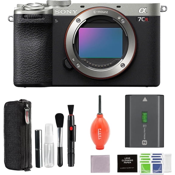 Sony Alpha 7CR Full-Frame Interchangeable Lens Hybrid Camera with Advanced Accessories