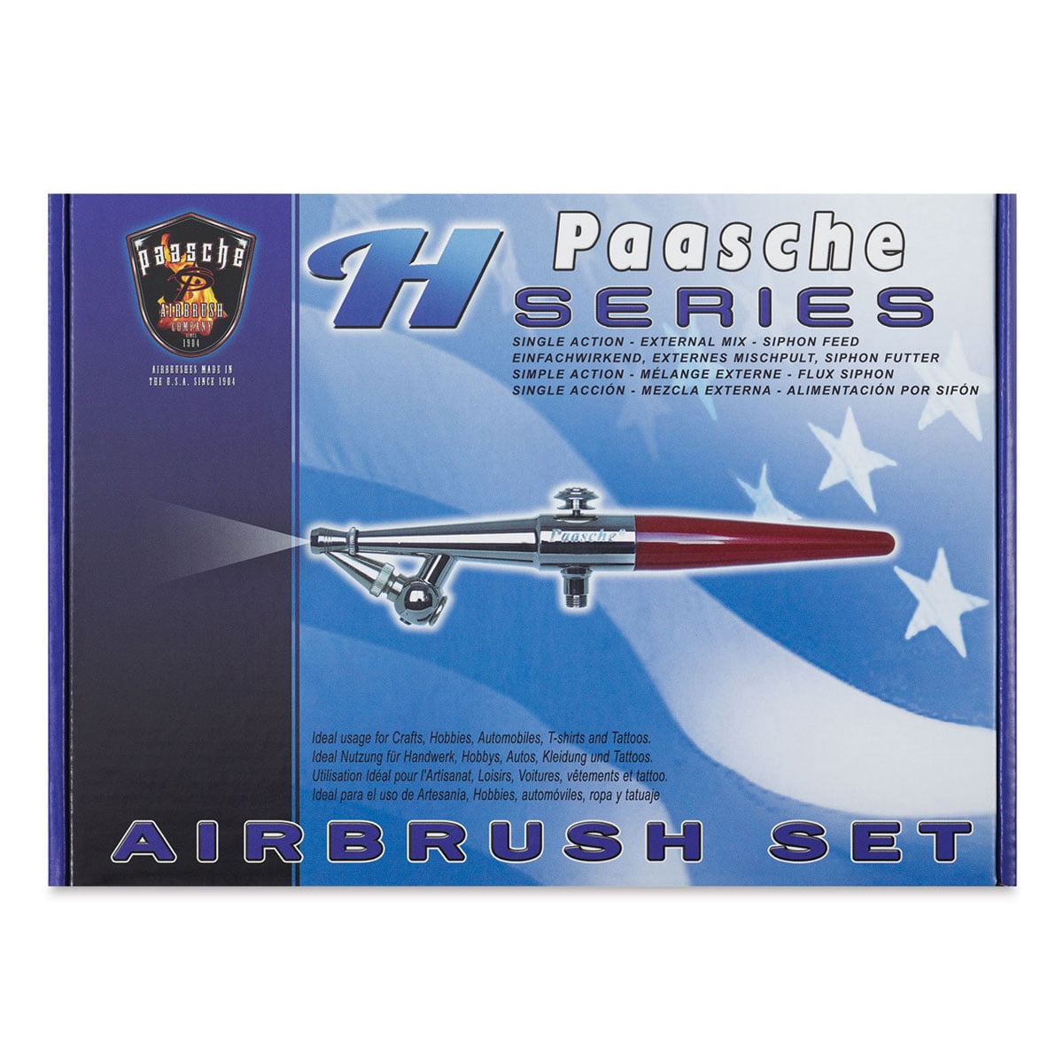 Paasche Airbrush Company H Airbrush Set PASH3AS Airbrushes