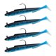 thumbnail image 5 of 4 Pieces Fishing Lures Lightweight Portable for Saltwater Fishing Black Fish Sharpla Señuelos de pesca, 5 of 9