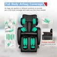 thumbnail image 2 of BestMassage Zero Gravity Full Body Electric Shiatsu Massage Chair with Wireless Bluetooth Speaker,Texans, 2 of 7