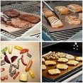 thumbnail image 3 of GoXteam Grill Mats for Outdoor Grill Set of 5, Nonstick Reusable Barbecue Matt Pad for BBQ Grilling Cooking (Copper 5pcs), 3 of 7
