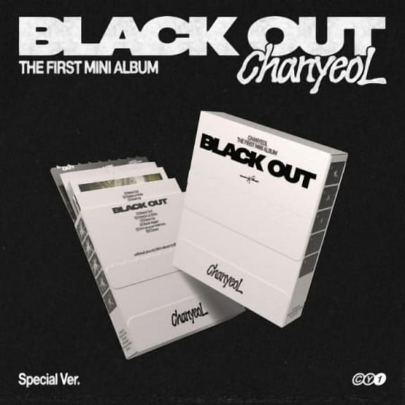 Chanyeol - Black Out - Special Version - incl. Accordion Lyric Card, 8pc Polaroid Set, Temperature Card   Photocard - Music & Performance - CD