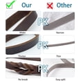 thumbnail image 5 of SHAR 6ft Leather Dog Leash, 3/4" Braided Leather Dog Leash, Soft Leather Training Leash, Strong Leather Dog Leash for Small Medium Large Breed Dogs. (brown), 5 of 5