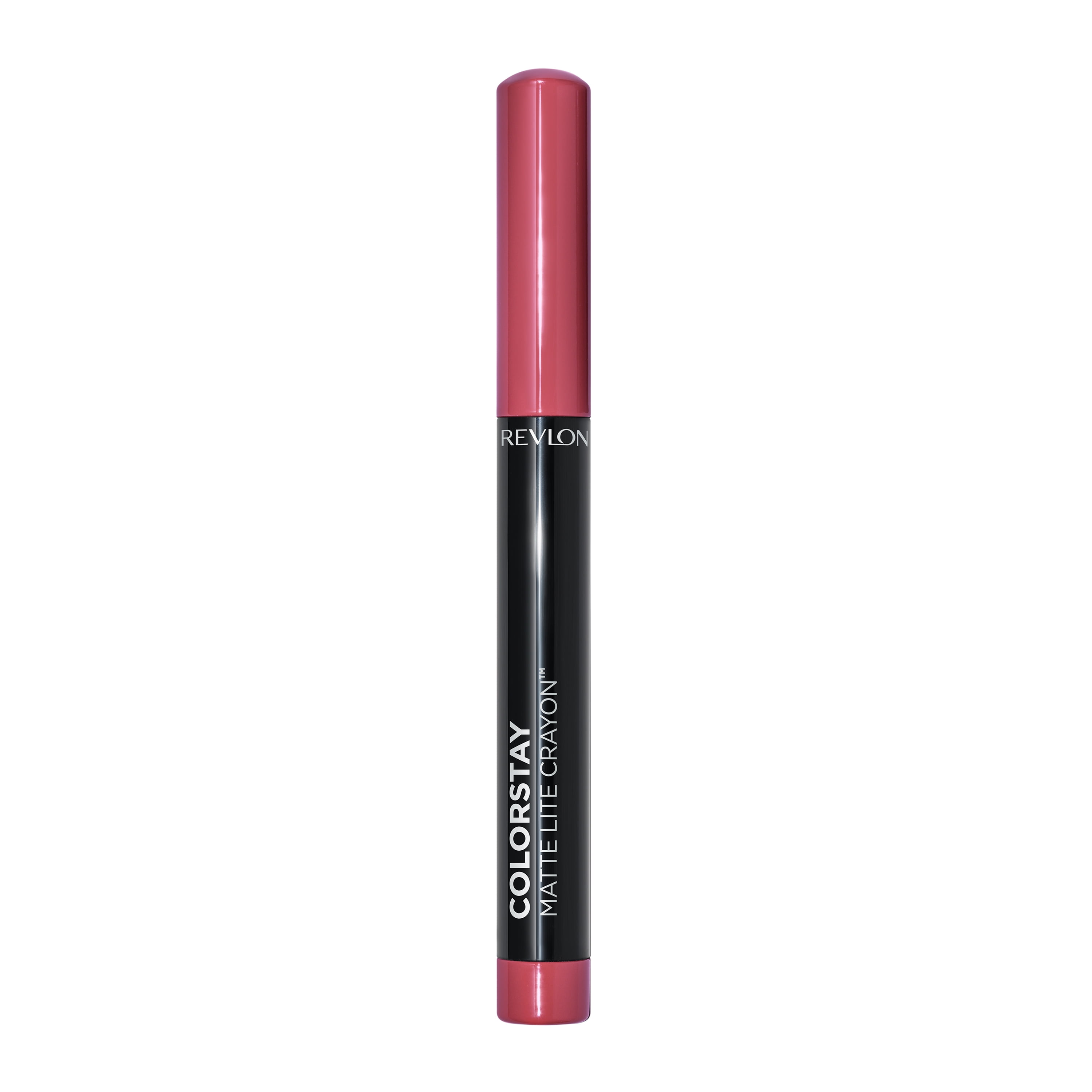 Revlon ColorStay Matte Lite Crayon Lipstick with Built-in Sharpener, Smudgeproof, Water-Resistant Non-Drying Lipcolor, 004 Take Flight, 0.049 oz