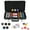 Black-2, variant on Spaco 600 Pieces Poker Chip Set, Poker Chip Set of Handy Card Shuffler and Quality Playing Cards, Poker Chip Set with Carrying Case for Family Games, Black