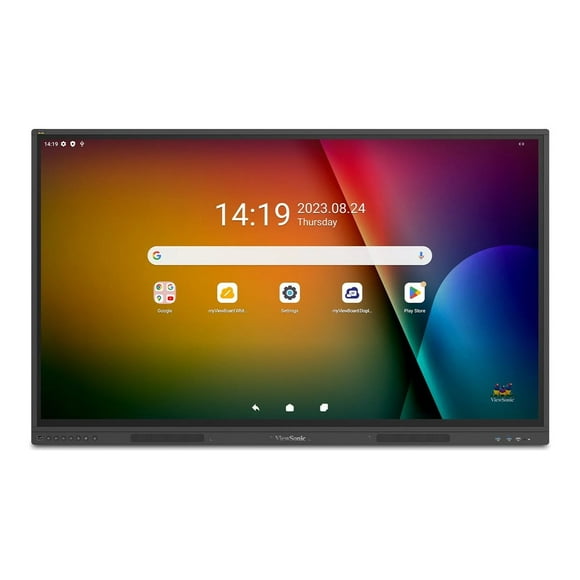 ViewSonic ViewBoard IFP55G1 - 55" Diagonal Class (54.5" viewable) LED-backlit LCD display - interactive - with touchscreen (multi touch) / optional slot-in PC capability - 4K UHD (2160p) 3840 x 2160 - direct-lit LED