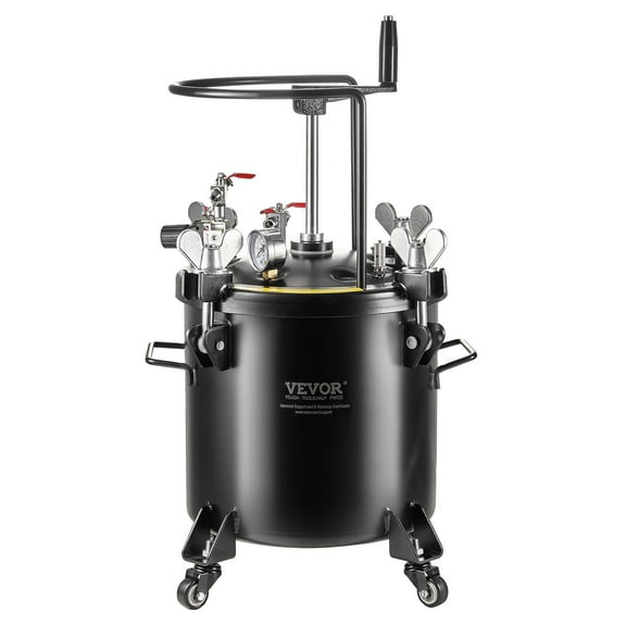 Spray Paint Pressure Pot Tank 20L/5gal with Casters Leak Repair Sealant