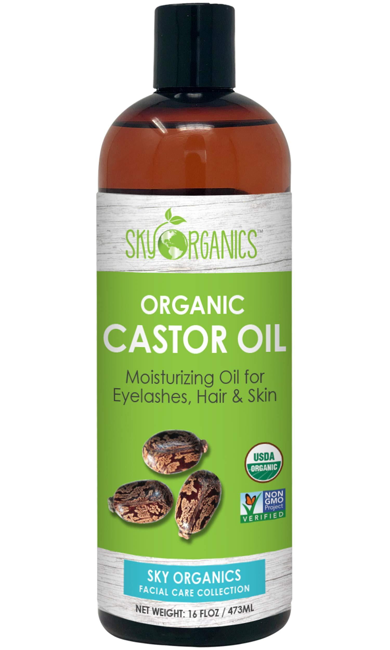 Castor Oil 16oz Usda Organic Cold Pressed 100 Pure Hexane Free