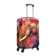 thumbnail image 3 of Uemuo Oil Paintings of Elephants Printed Washable Luggage Cover - Fashion Suitcase Protector Fits 18-32 Inch Luggage -X-Large, 3 of 9