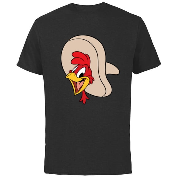Disney Panchito Three Caballeros Trip Matching Big Face - Short Sleeve Cotton T-Shirt for Adults - Customized-Black