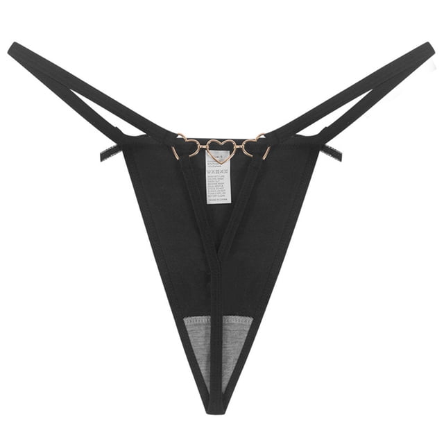 Culottes pour Femmes - String Européen et Féminin avec Nœud Chaîne, Taille Basse et Design Sans Couture