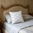 thumbnail image 4 of 1PC Floral Throw Pillow 18x18 Inch, Block Print Stripe Throw Pillow, Outdoor Decorative Brown Floral Striped Throw Pillows, Floral Striped Farmhouse Decorative Pillow for Sofa Couch Bed (Brown), 4 of 6