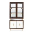 thumbnail image 4 of Michael Amini Belmont Place Display Cabinet in Espresso, 4 of 16