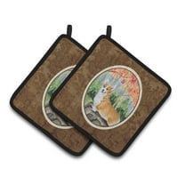 Caroline's Treasures Corgi Pair of Pot Holders