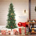 thumbnail image 4 of Patiojoy 8 FT Artificial Christmas Tree Pre-lit Xmas Tree with 400 Warm White LED Lights, 4 of 9