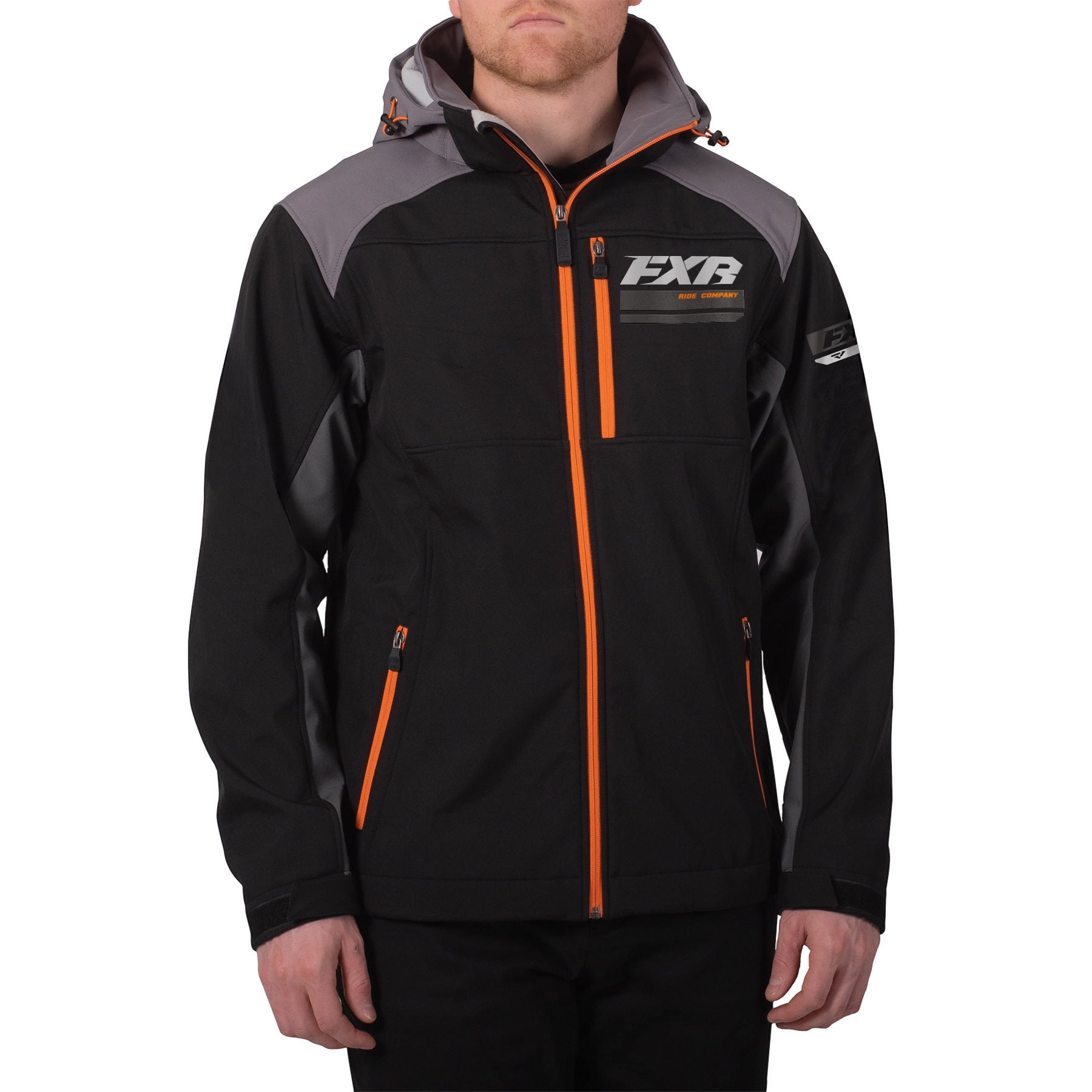 FXR Mens Black/HiVis Renegade Softshell Jacket Snowmobile 2020