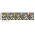 thumbnail image 3 of Geometric Upholstery Fabric by the Yard, Colorful Composition with Angled Stripes and Squares Retro Style Arrangement, Decorative Fabric for DIY and Home Accents, Multicolor by Ambesonne, 3 of 5