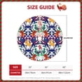 thumbnail image 3 of Daiia Starfish And Turtle Drawing Merry Christmas Tree Skirt , Xmas Large Lace-up Tree Skirt, Santa Snowflakes Rustic Home Decorations New Year Party Farmhouse Decor-48", 3 of 7