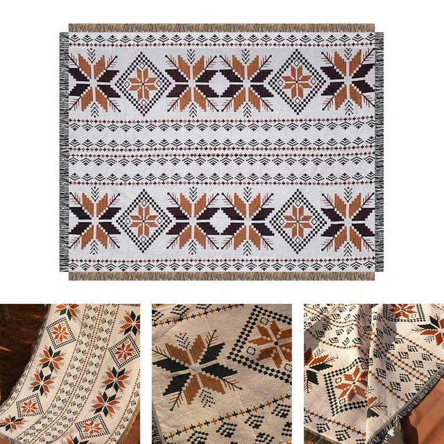Manta decorativa bohemia Perfecl manta de picnic camping playa 90cmx180cm
