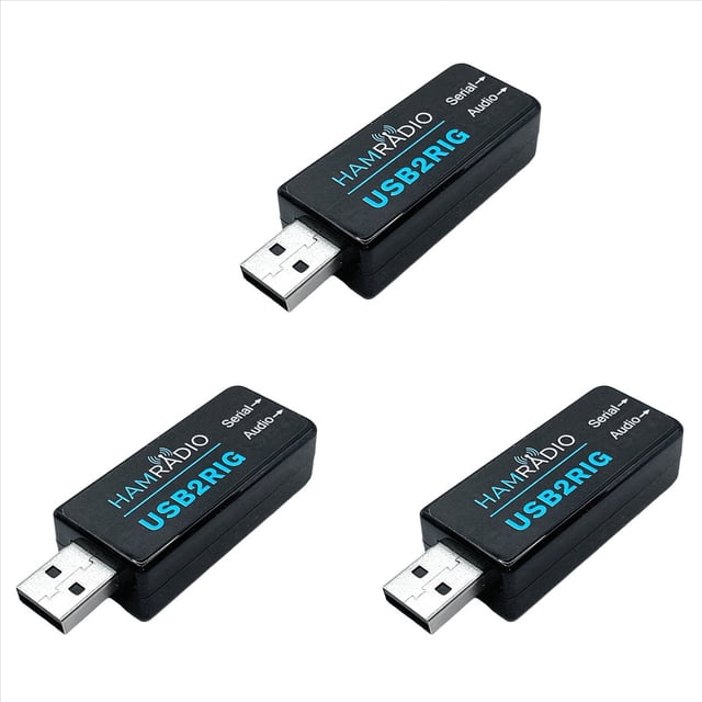 3X Conector de Tarjeta de Sonido USB para Radio Comercial , e USB2RIG