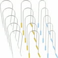thumbnail image 3 of VANIDO 24Pcs Hot Curler Clips Replacement for 0.75-1.5 inch Rollers (S/M/L 8Pcs each) (2.95X1.38X0.08Inch), 3 of 7