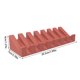 thumbnail image 2 of Jabonera de silicona con diseño de drenaje rápido | Forma de piano de cola | Antideslizante, duradero, fácil de limpiar | Jabonera de pared para ducha, lavabo, baño, cocina | 7,99 x 2,75 x 1,57, 2 of 5