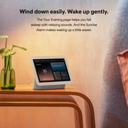 Google HUB 2nd Gen 7 in Smart Home Display with Google Assistant & Power adapter, Quick Start Guide, Privacy card, Safety and Booklet, Charcoal, 1 Pack