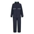 thumbnail image 3 of Hvyesh Men Women Classic Rain Suits Breathable Rain Gear for Waterproof work, Hooded Coats Jacket and Pants, 3 of 8