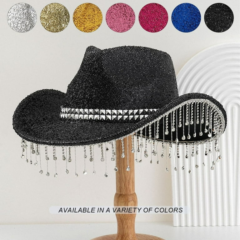 Rhinestone Cowboy Hat, Comdrip Men display picture 1