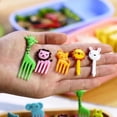 thumbnail image 5 of 30PCS Animal Fruit Food Picks, Bento Box Picks, Mini Cartoon Animal Food Toothpicks, Lunch Bento Forks Picks for Kids, 5 of 8