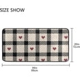 thumbnail image 3 of SKYSONIC Valentine's Day Love Heart Kitchen Rug Non-Slip Bath Rug Doormats Anti Fatigue Runner Comfort Floor Mat 39 x 20 Inch, 3 of 7