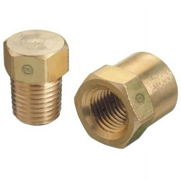 Pipe Thread Caps and Plugs, Cap, 3000 PSIG, Brass, 1/4 in (NPT)